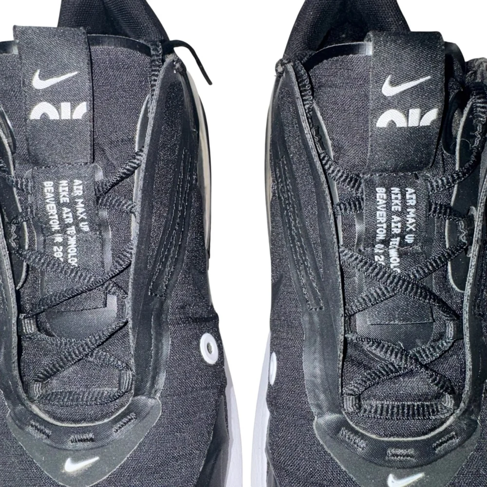 Womens Nike Air Max UP Black White Sneakers Size 10 CT1928-002
